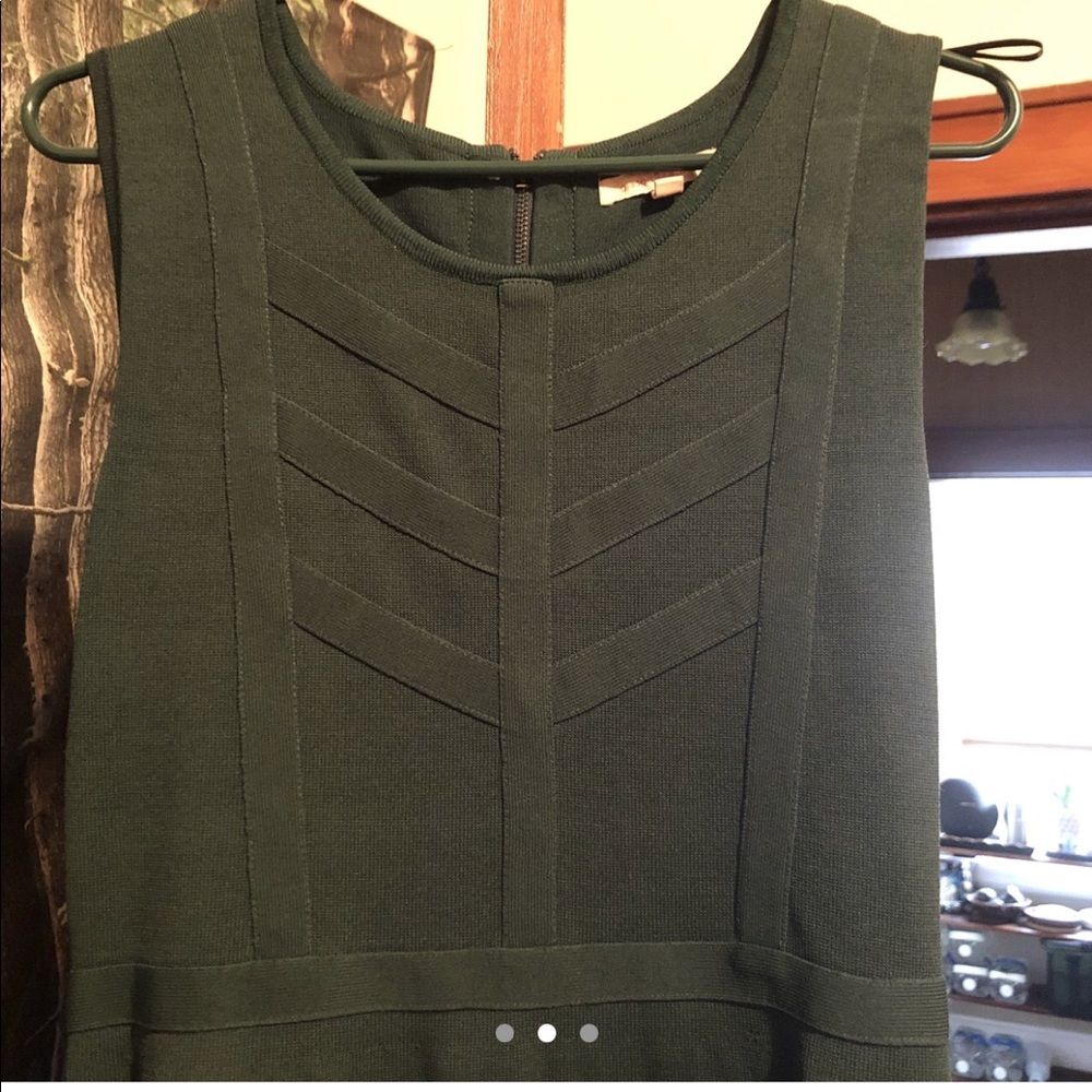 Forest green dress